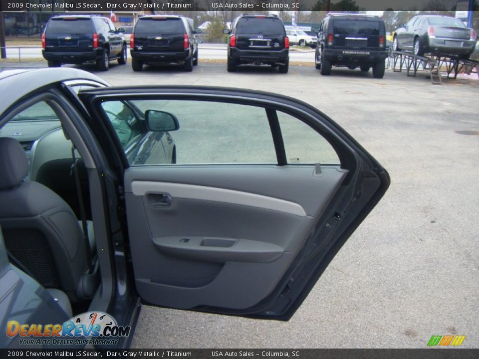 2009 Chevrolet Malibu LS Sedan Dark Gray Metallic / Titanium Photo #15