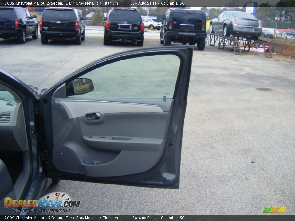 2009 Chevrolet Malibu LS Sedan Dark Gray Metallic / Titanium Photo #17