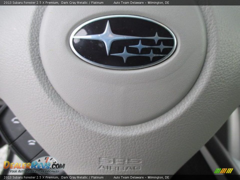 2013 Subaru Forester 2.5 X Premium Dark Gray Metallic / Platinum Photo #35