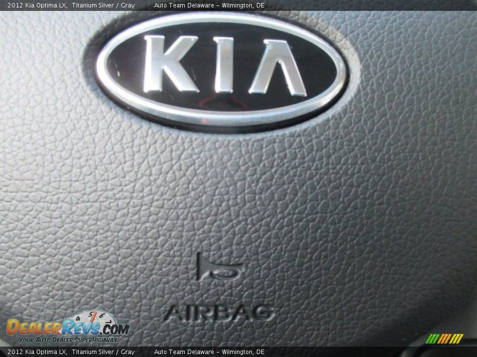 2012 Kia Optima LX Titanium Silver / Gray Photo #36