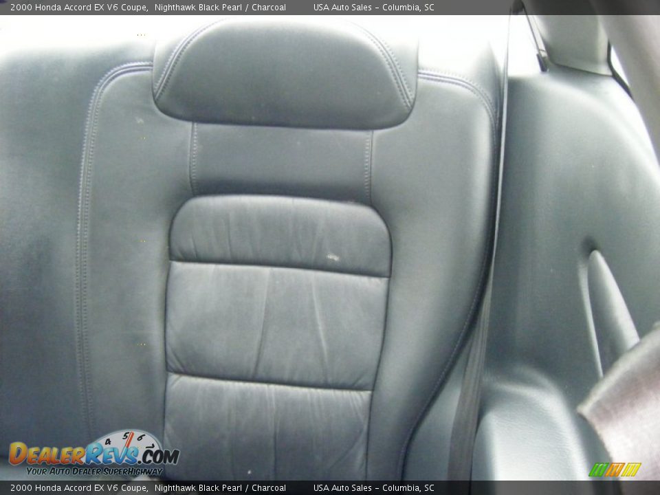2000 Honda Accord EX V6 Coupe Nighthawk Black Pearl / Charcoal Photo #15