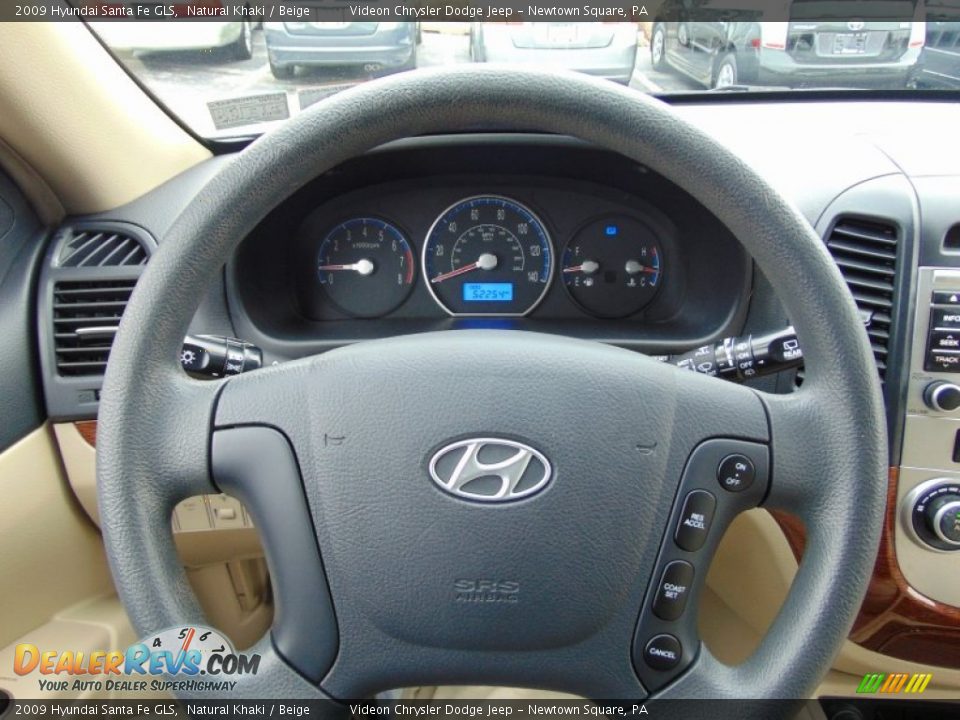 2009 Hyundai Santa Fe GLS Natural Khaki / Beige Photo #23