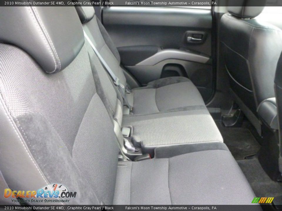 2010 Mitsubishi Outlander SE 4WD Graphite Gray Pearl / Black Photo #7