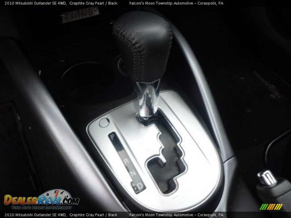 2010 Mitsubishi Outlander SE 4WD Graphite Gray Pearl / Black Photo #21