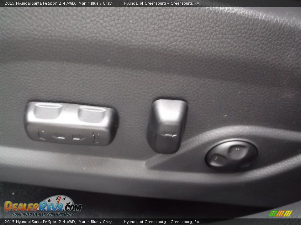 2015 Hyundai Santa Fe Sport 2.4 AWD Marlin Blue / Gray Photo #11