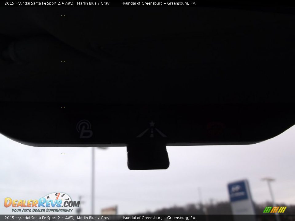 2015 Hyundai Santa Fe Sport 2.4 AWD Marlin Blue / Gray Photo #13