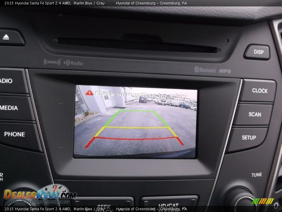 2015 Hyundai Santa Fe Sport 2.4 AWD Marlin Blue / Gray Photo #15