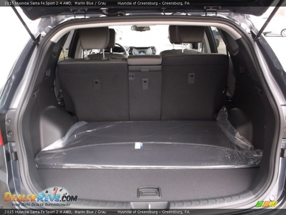 2015 Hyundai Santa Fe Sport 2.4 AWD Marlin Blue / Gray Photo #18