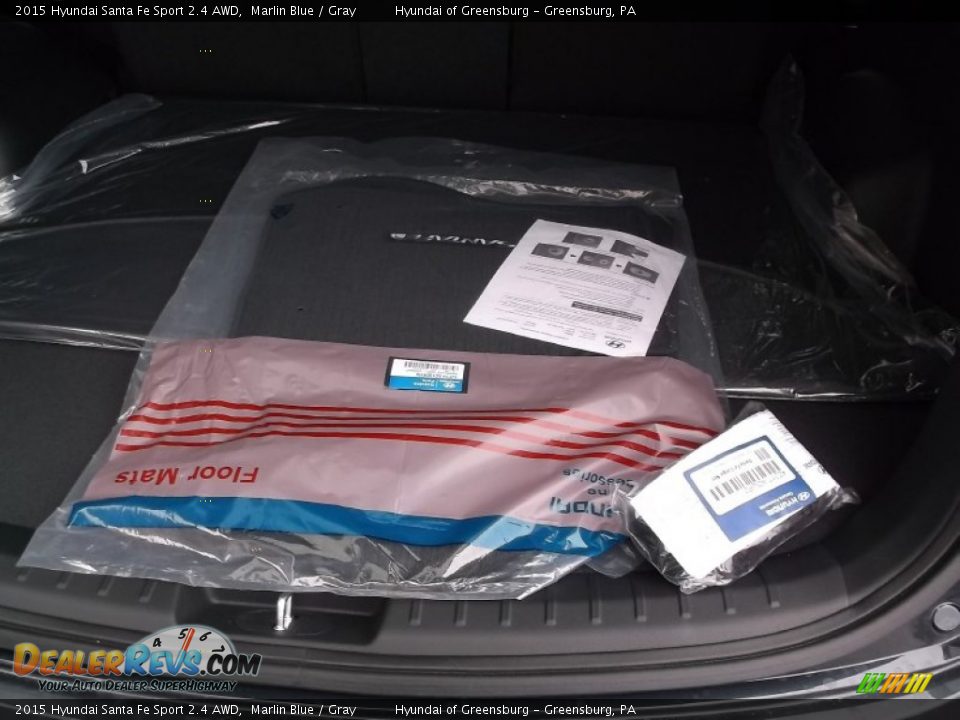 2015 Hyundai Santa Fe Sport 2.4 AWD Marlin Blue / Gray Photo #19