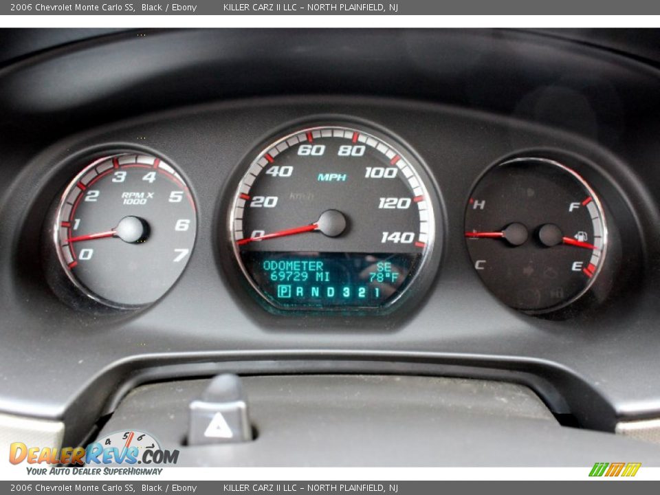2006 Chevrolet Monte Carlo SS Black / Ebony Photo #31