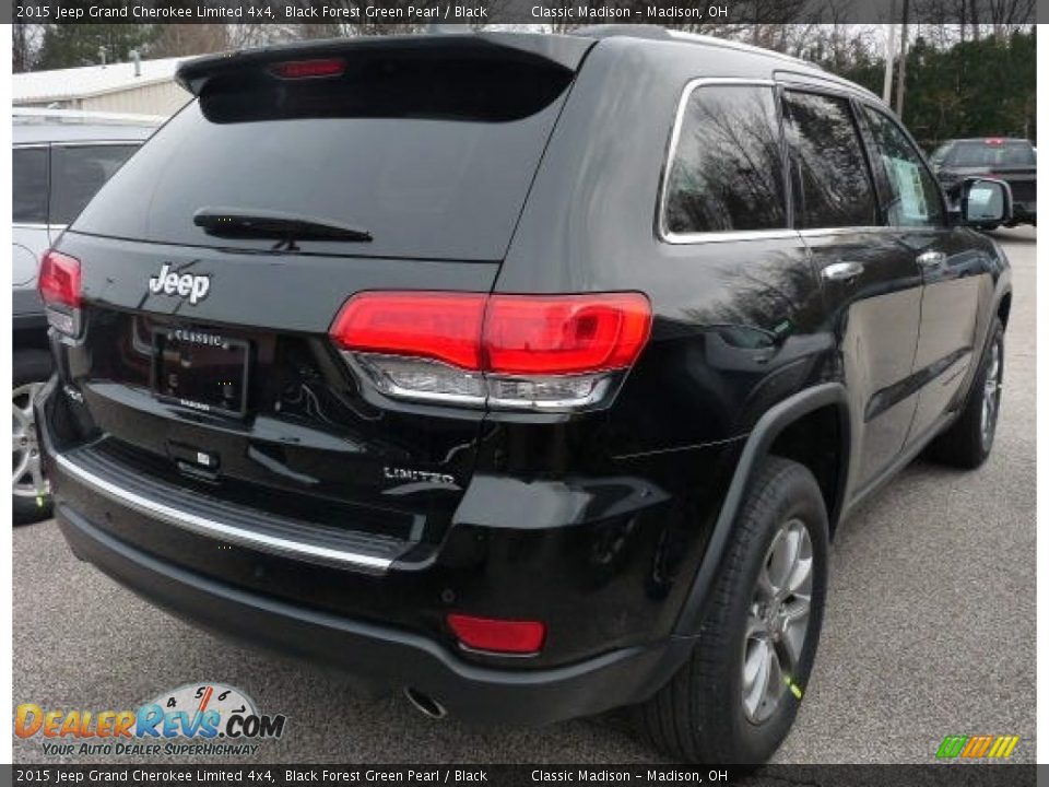 2015 Jeep Grand Cherokee Limited 4x4 Black Forest Green Pearl / Black Photo #2