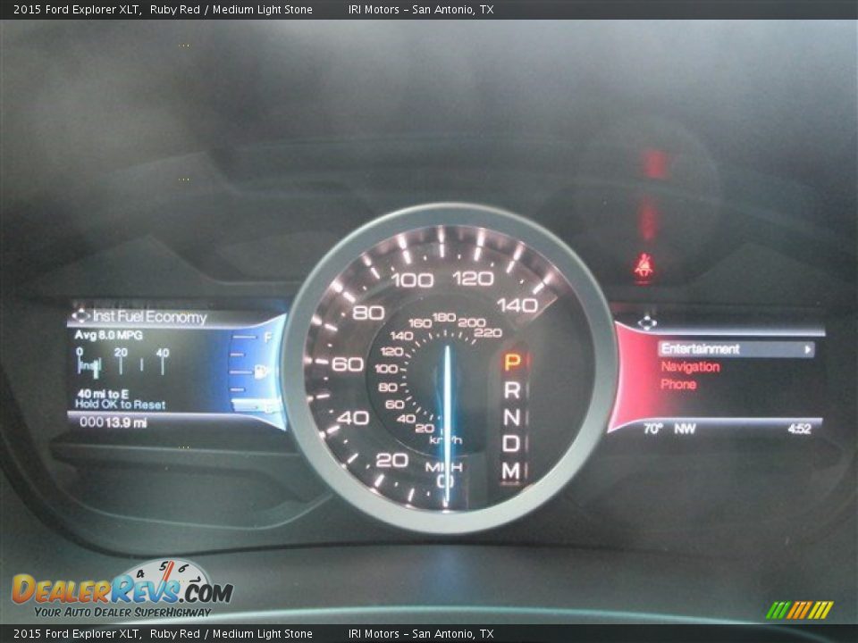 2015 Ford Explorer XLT Ruby Red / Medium Light Stone Photo #18