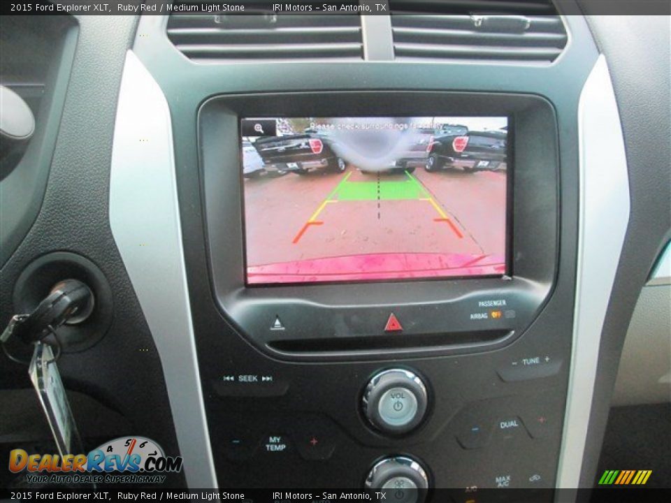 2015 Ford Explorer XLT Ruby Red / Medium Light Stone Photo #19