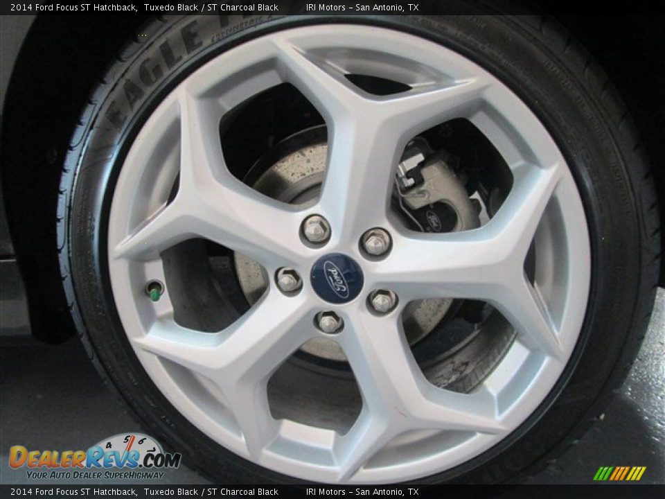 2014 Ford Focus ST Hatchback Tuxedo Black / ST Charcoal Black Photo #4