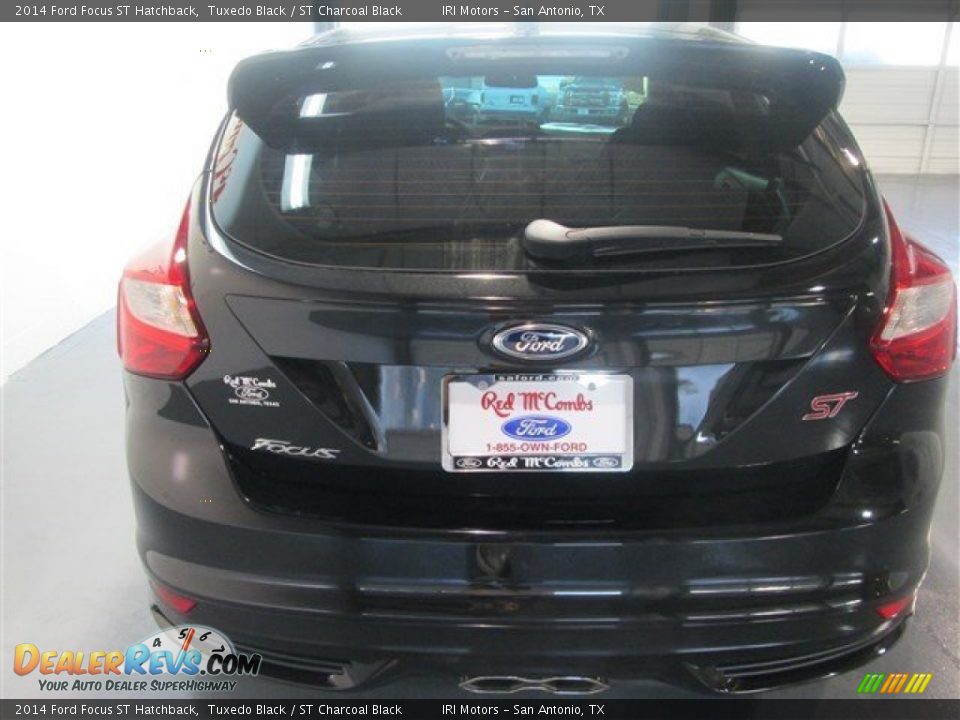 2014 Ford Focus ST Hatchback Tuxedo Black / ST Charcoal Black Photo #5