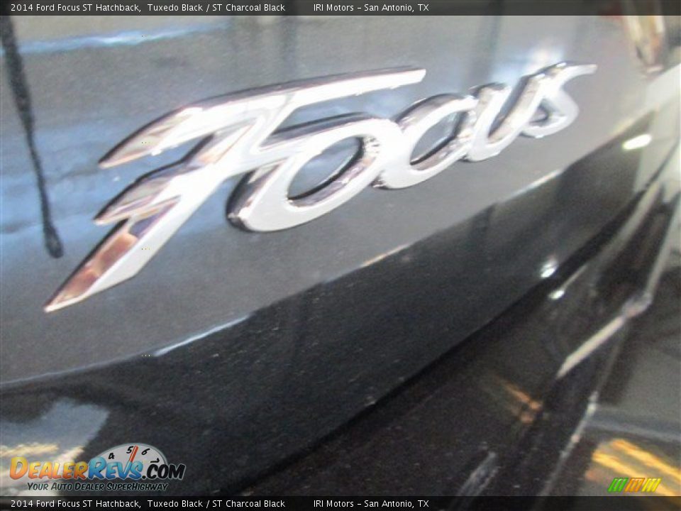 2014 Ford Focus ST Hatchback Tuxedo Black / ST Charcoal Black Photo #6