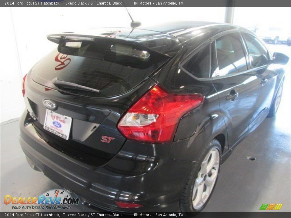2014 Ford Focus ST Hatchback Tuxedo Black / ST Charcoal Black Photo #8
