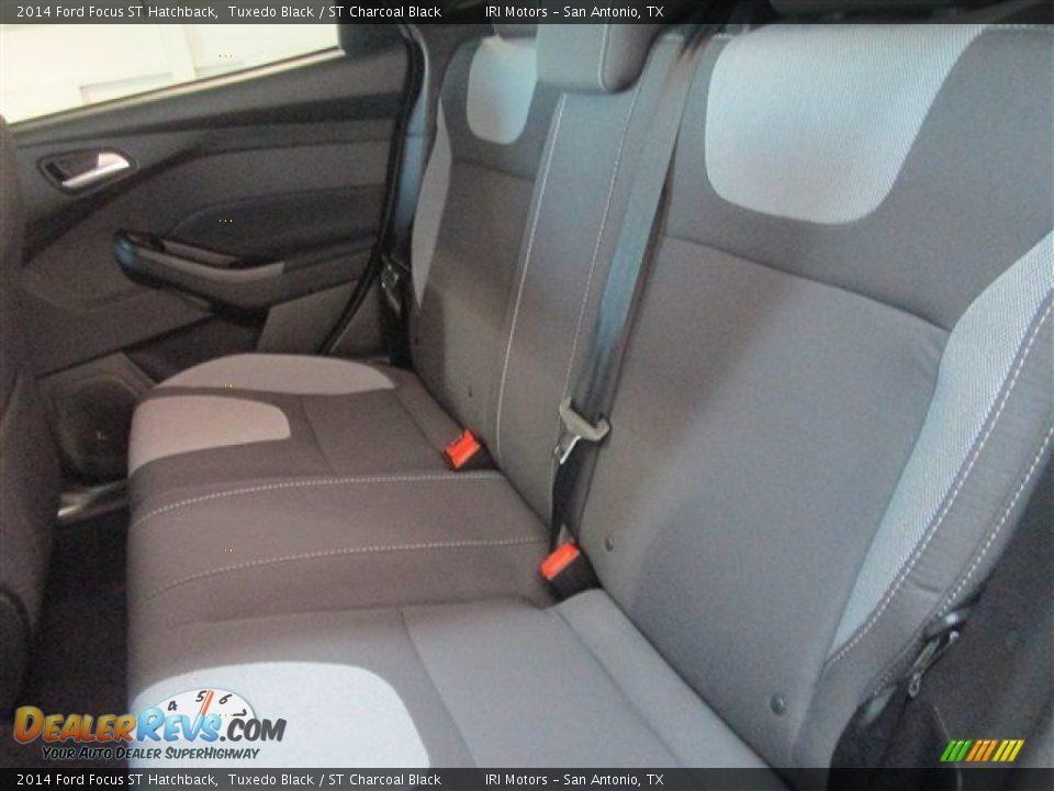 2014 Ford Focus ST Hatchback Tuxedo Black / ST Charcoal Black Photo #12