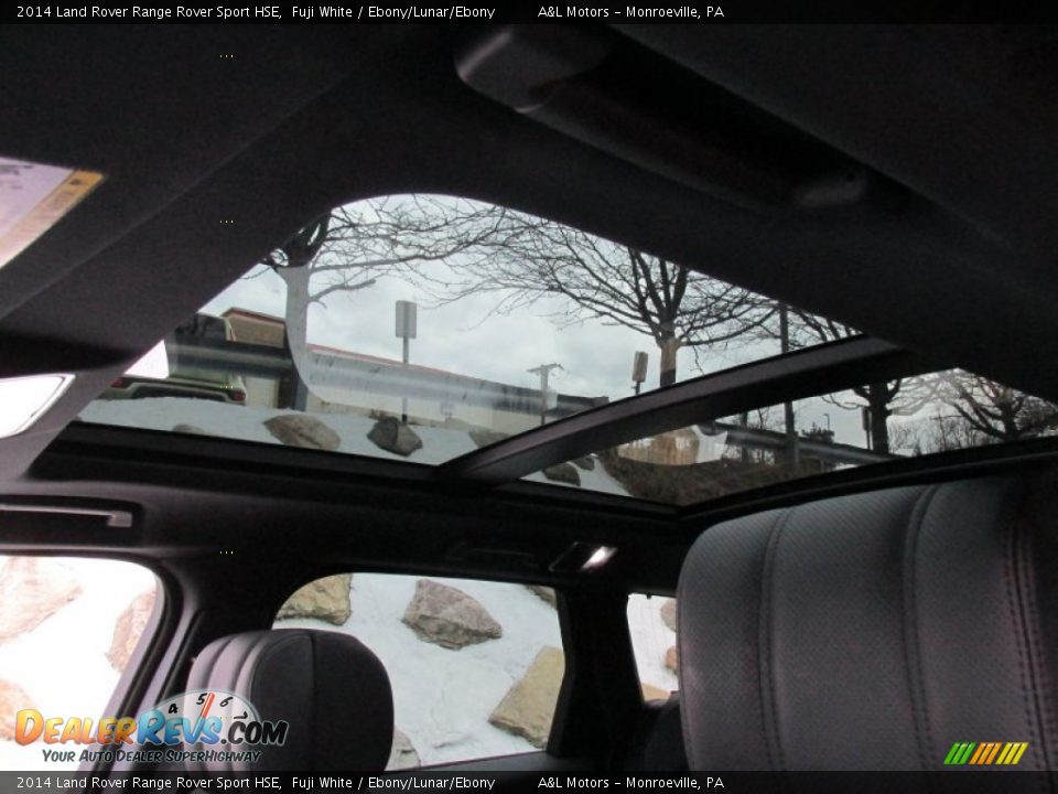 2014 Land Rover Range Rover Sport HSE Fuji White / Ebony/Lunar/Ebony Photo #11