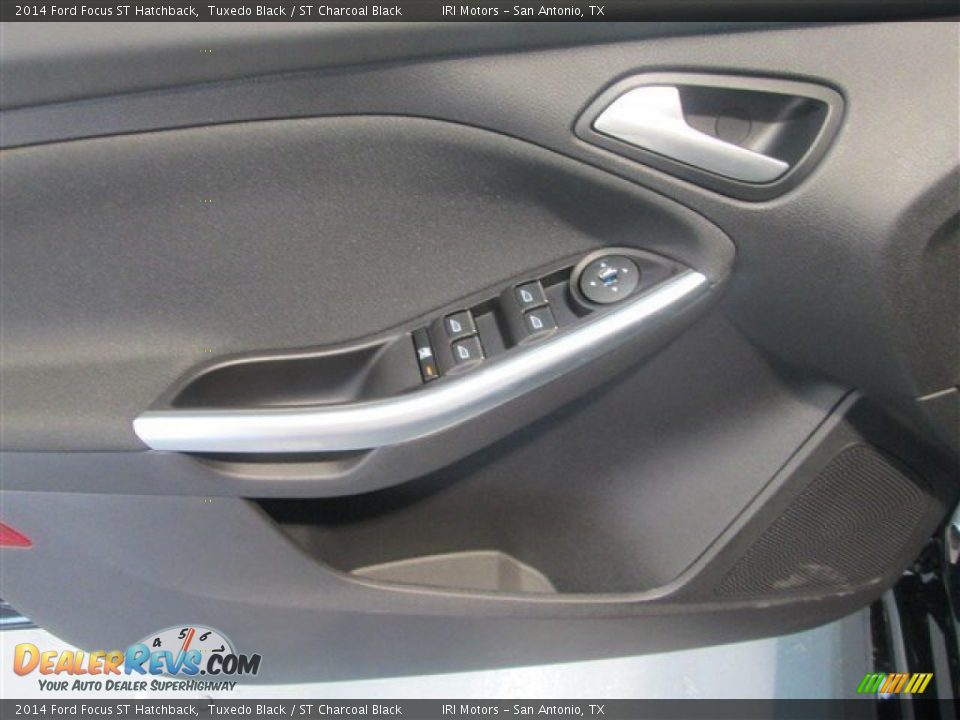 2014 Ford Focus ST Hatchback Tuxedo Black / ST Charcoal Black Photo #17