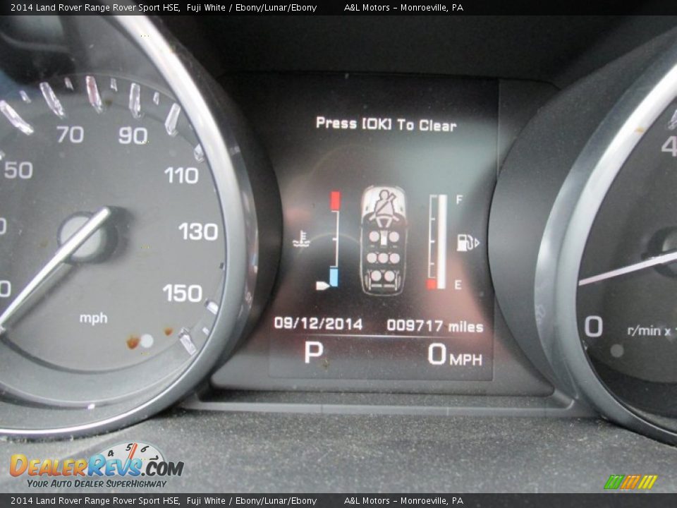 2014 Land Rover Range Rover Sport HSE Fuji White / Ebony/Lunar/Ebony Photo #20