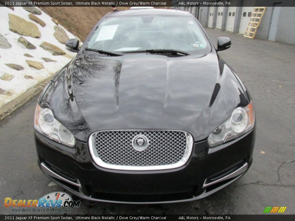 2011 Jaguar XF Premium Sport Sedan Ultimate Black Metallic / Dove Grey/Warm Charcoal Photo #8