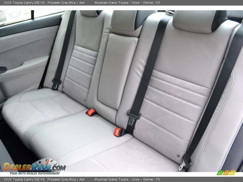 Rear Seat of 2015 Toyota Camry XSE V6 Photo #8