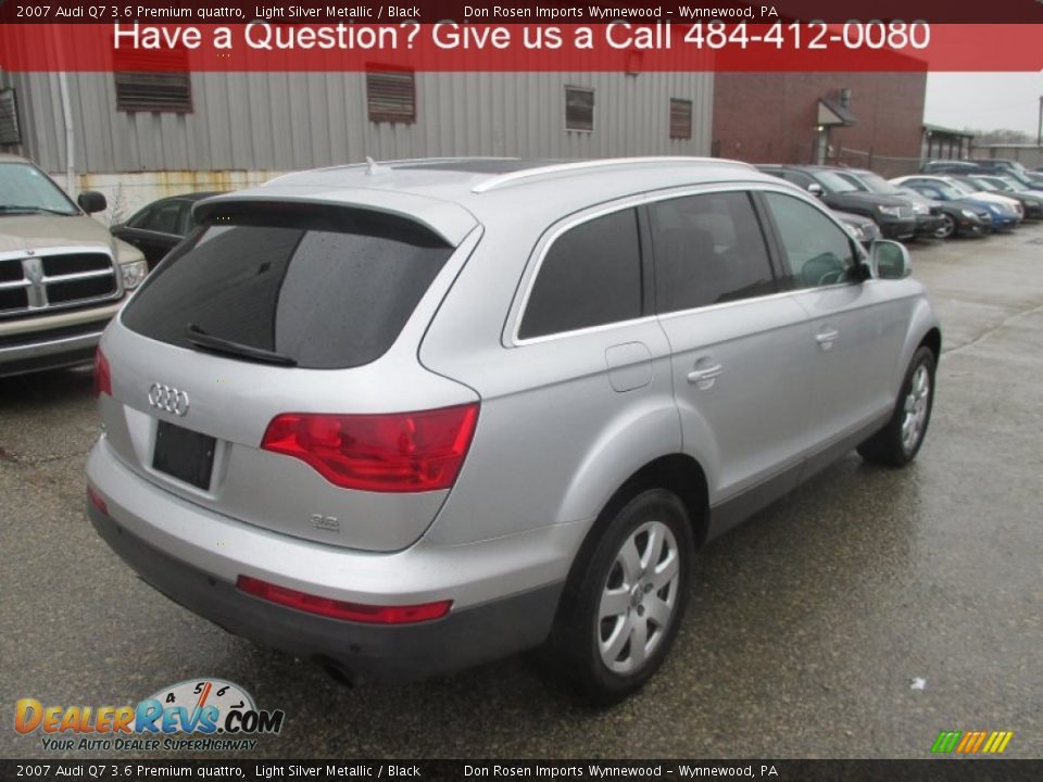 2007 Audi Q7 3.6 Premium quattro Light Silver Metallic / Black Photo #3