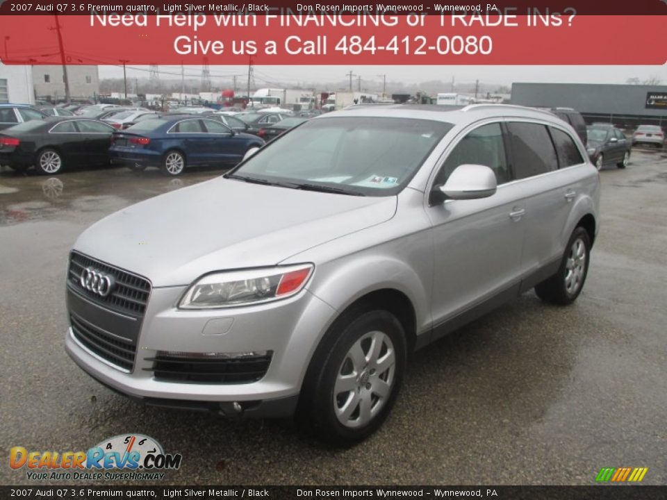 2007 Audi Q7 3.6 Premium quattro Light Silver Metallic / Black Photo #8