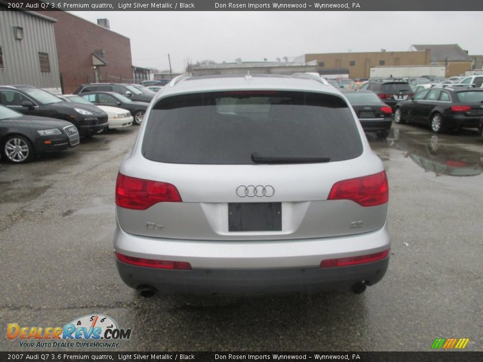 2007 Audi Q7 3.6 Premium quattro Light Silver Metallic / Black Photo #9