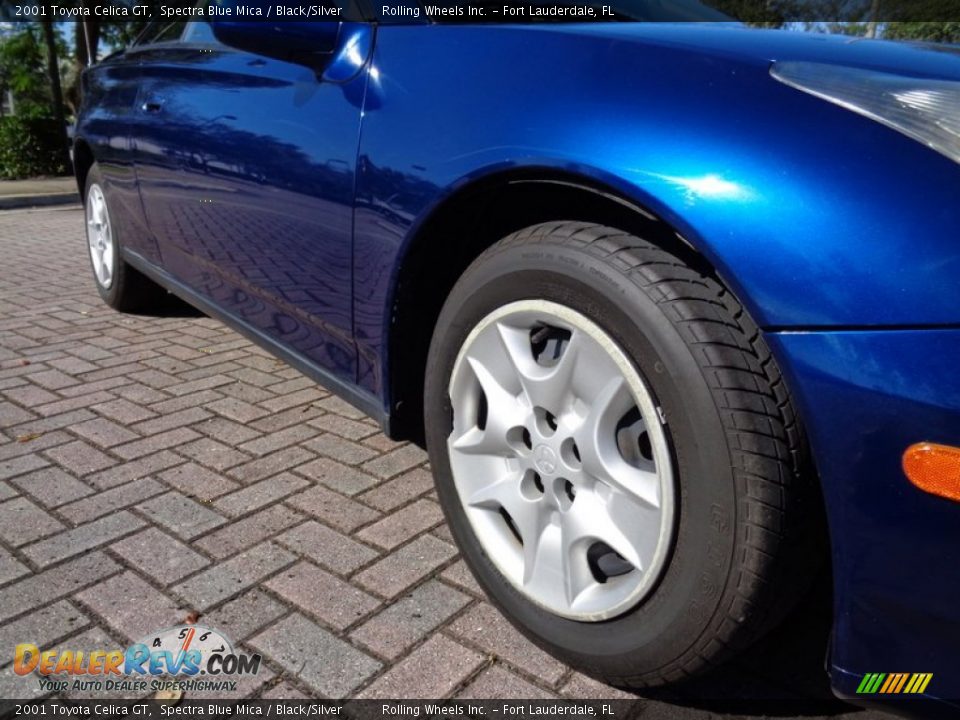 2001 Toyota Celica GT Spectra Blue Mica / Black/Silver Photo #19