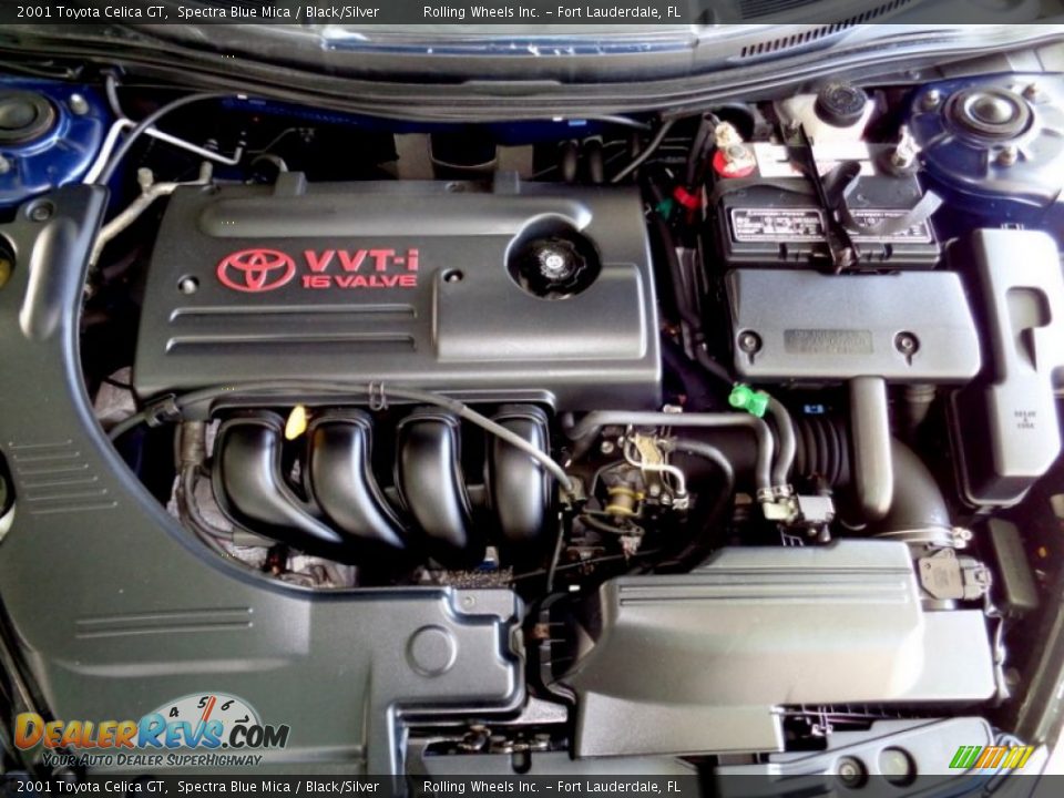 2001 Toyota Celica GT 1.8 Liter DOHC 16-Valve VVT -i 4 Cylinder Engine Photo #22
