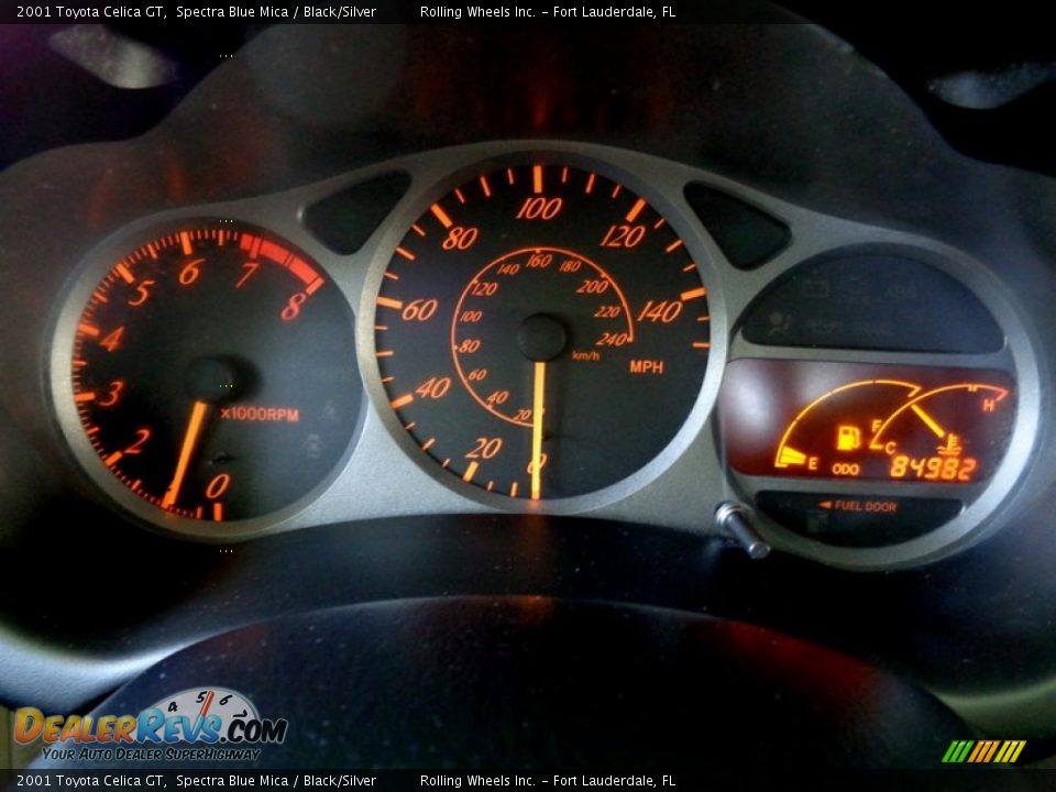 2001 Toyota Celica GT Gauges Photo #28