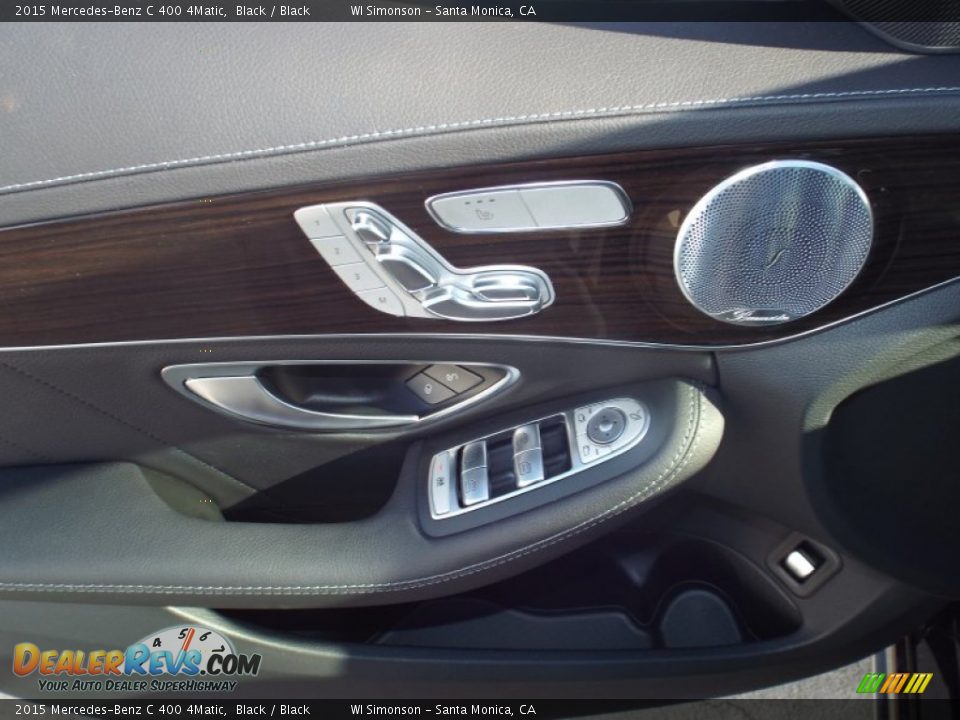 2015 Mercedes-Benz C 400 4Matic Black / Black Photo #6
