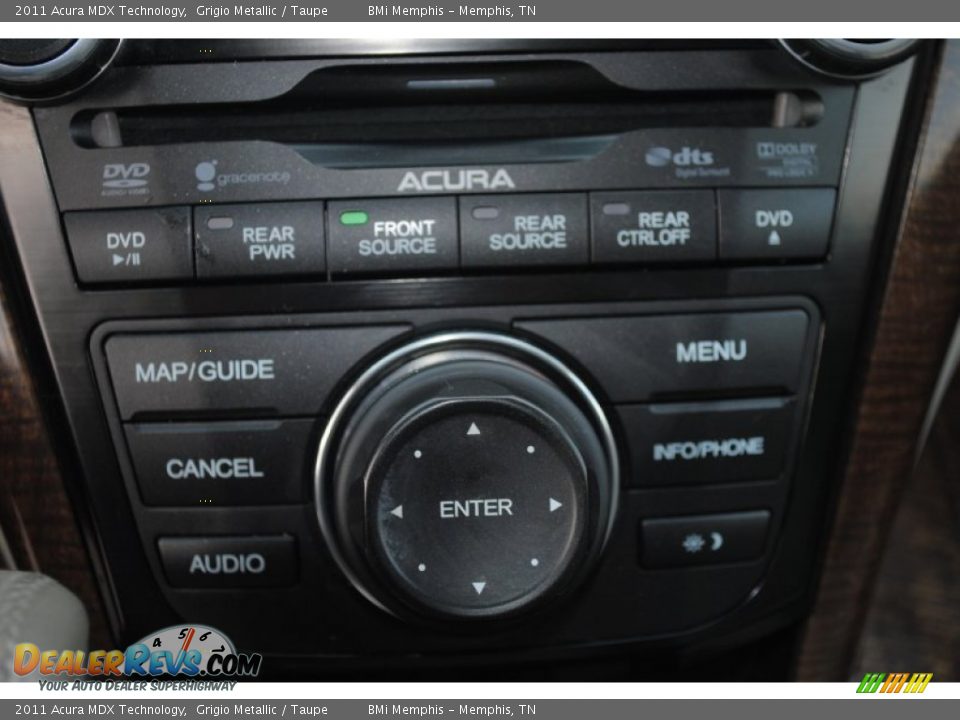 2011 Acura MDX Technology Grigio Metallic / Taupe Photo #22