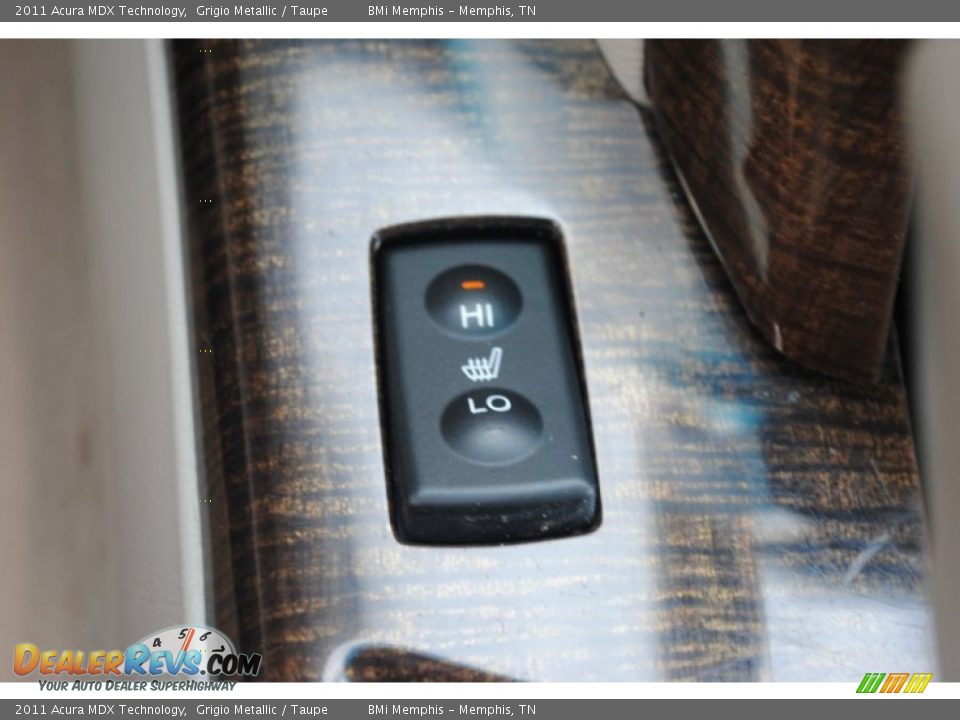 2011 Acura MDX Technology Grigio Metallic / Taupe Photo #23