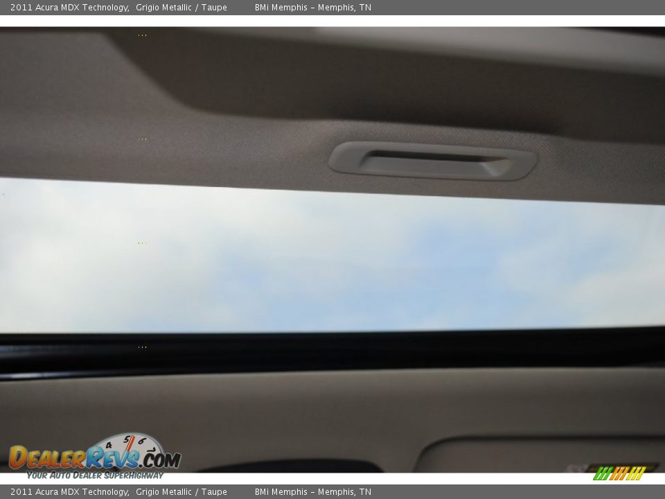 2011 Acura MDX Technology Grigio Metallic / Taupe Photo #24
