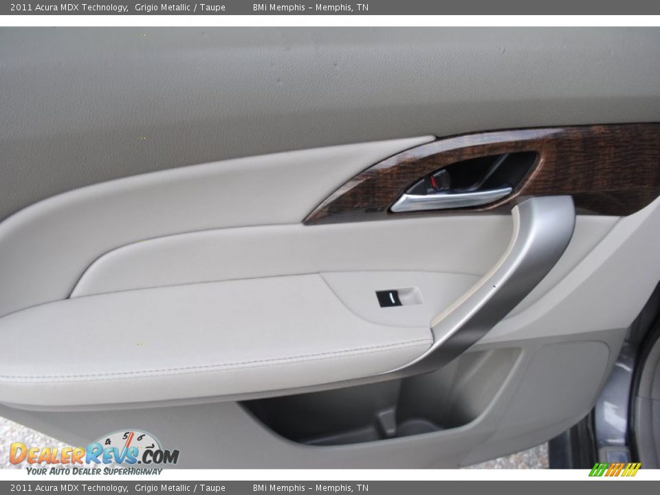 2011 Acura MDX Technology Grigio Metallic / Taupe Photo #25