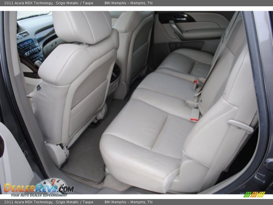 2011 Acura MDX Technology Grigio Metallic / Taupe Photo #26