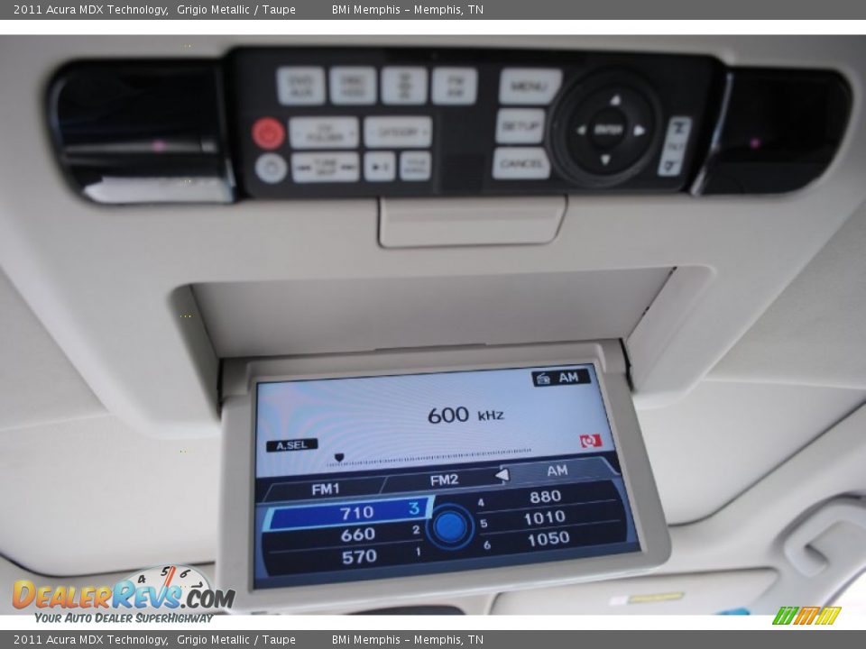 2011 Acura MDX Technology Grigio Metallic / Taupe Photo #27