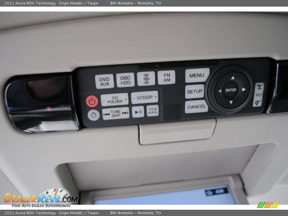 2011 Acura MDX Technology Grigio Metallic / Taupe Photo #28