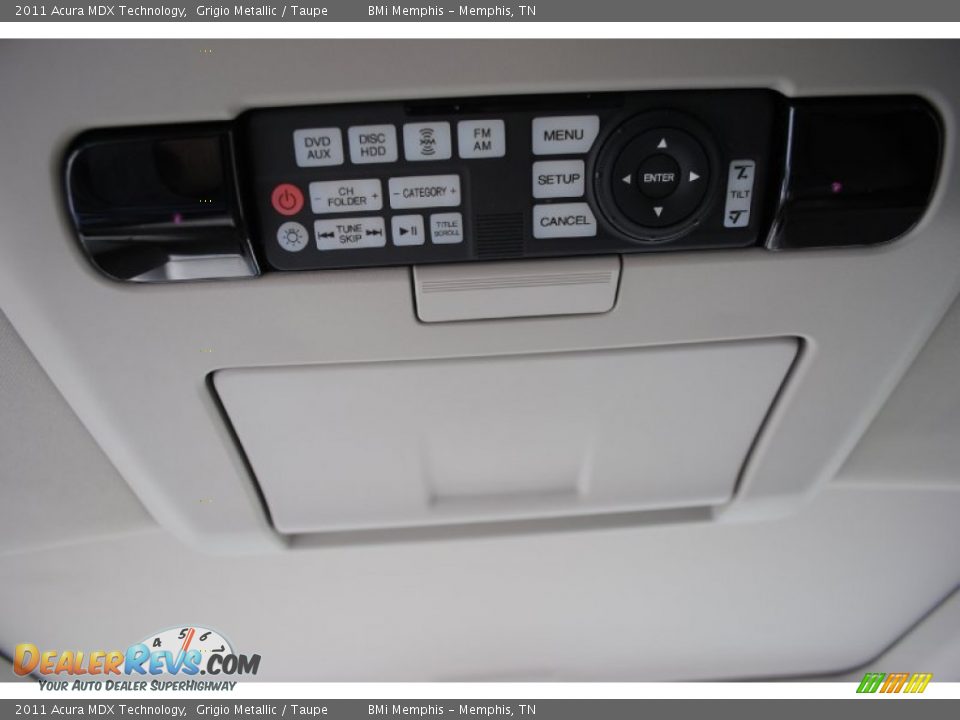 2011 Acura MDX Technology Grigio Metallic / Taupe Photo #30