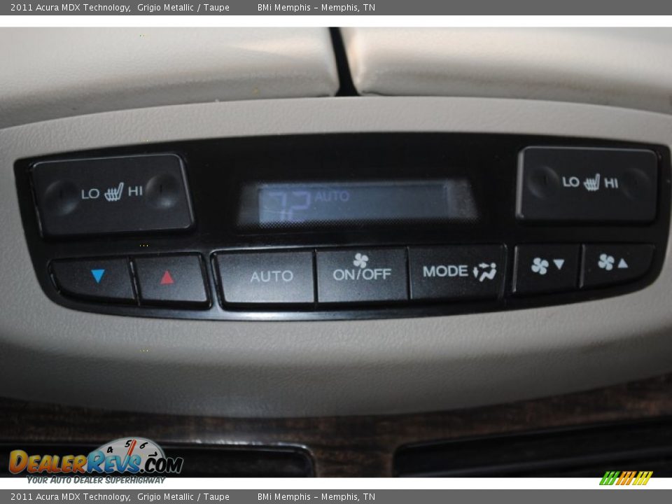 2011 Acura MDX Technology Grigio Metallic / Taupe Photo #31