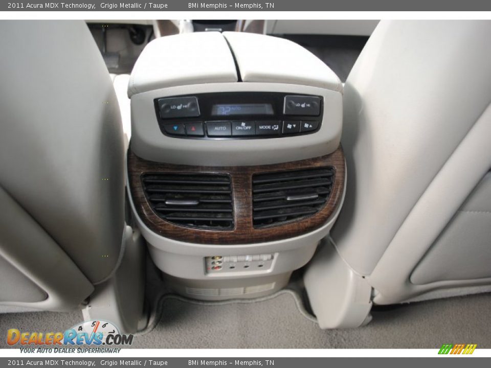 2011 Acura MDX Technology Grigio Metallic / Taupe Photo #32