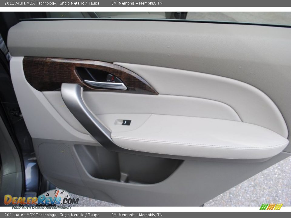 2011 Acura MDX Technology Grigio Metallic / Taupe Photo #33