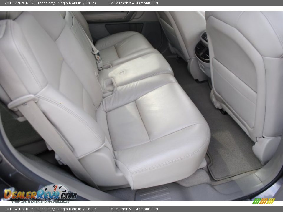 2011 Acura MDX Technology Grigio Metallic / Taupe Photo #34