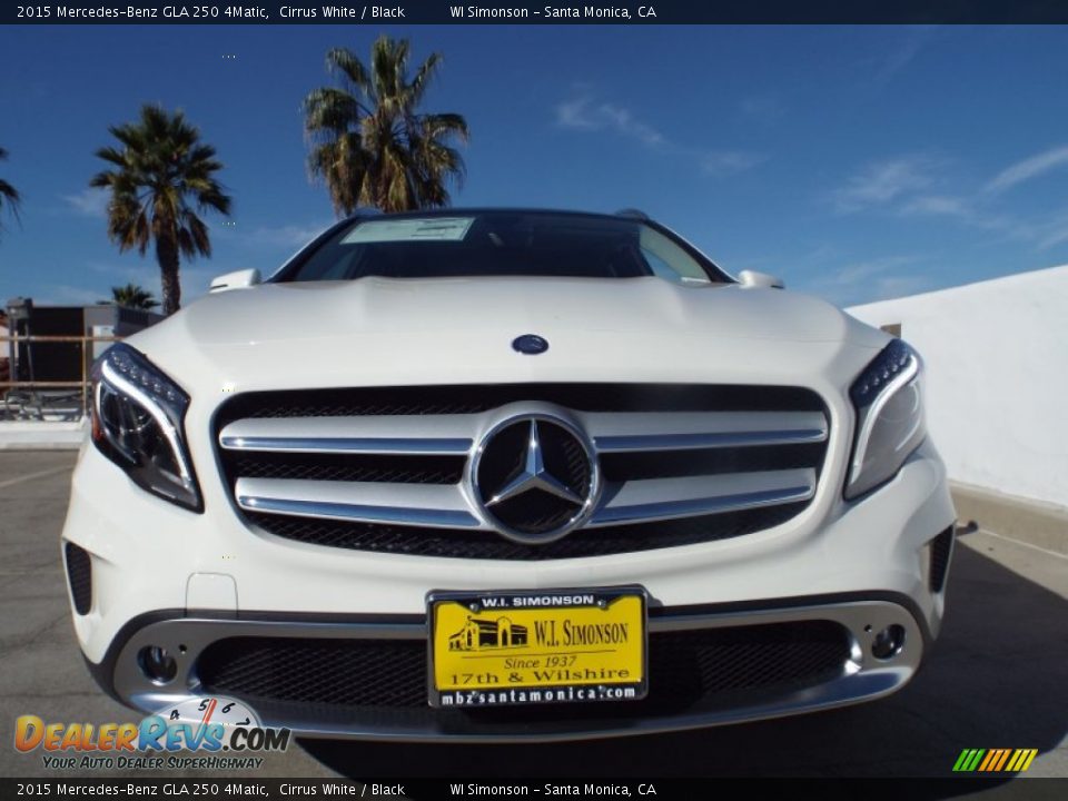 2015 Mercedes-Benz GLA 250 4Matic Cirrus White / Black Photo #2