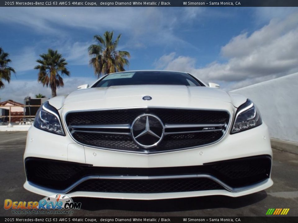 2015 Mercedes-Benz CLS 63 AMG S 4Matic Coupe designo Diamond White Metallic / Black Photo #2