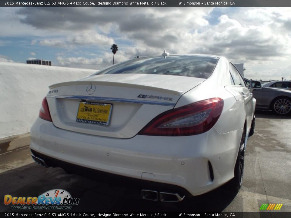 2015 Mercedes-Benz CLS 63 AMG S 4Matic Coupe designo Diamond White Metallic / Black Photo #4