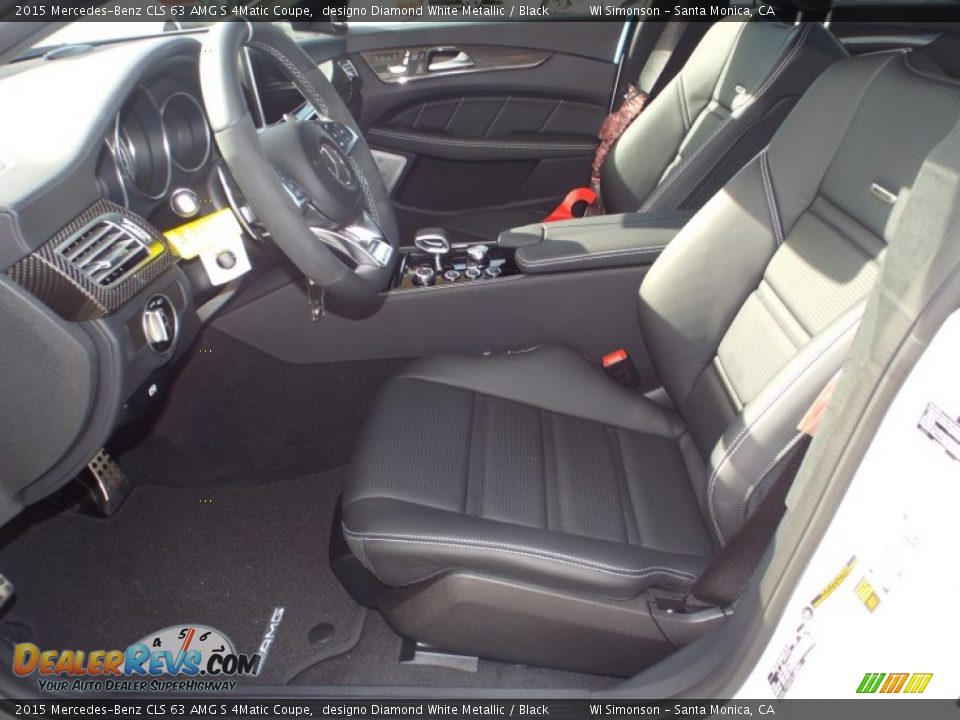 Black Interior - 2015 Mercedes-Benz CLS 63 AMG S 4Matic Coupe Photo #8